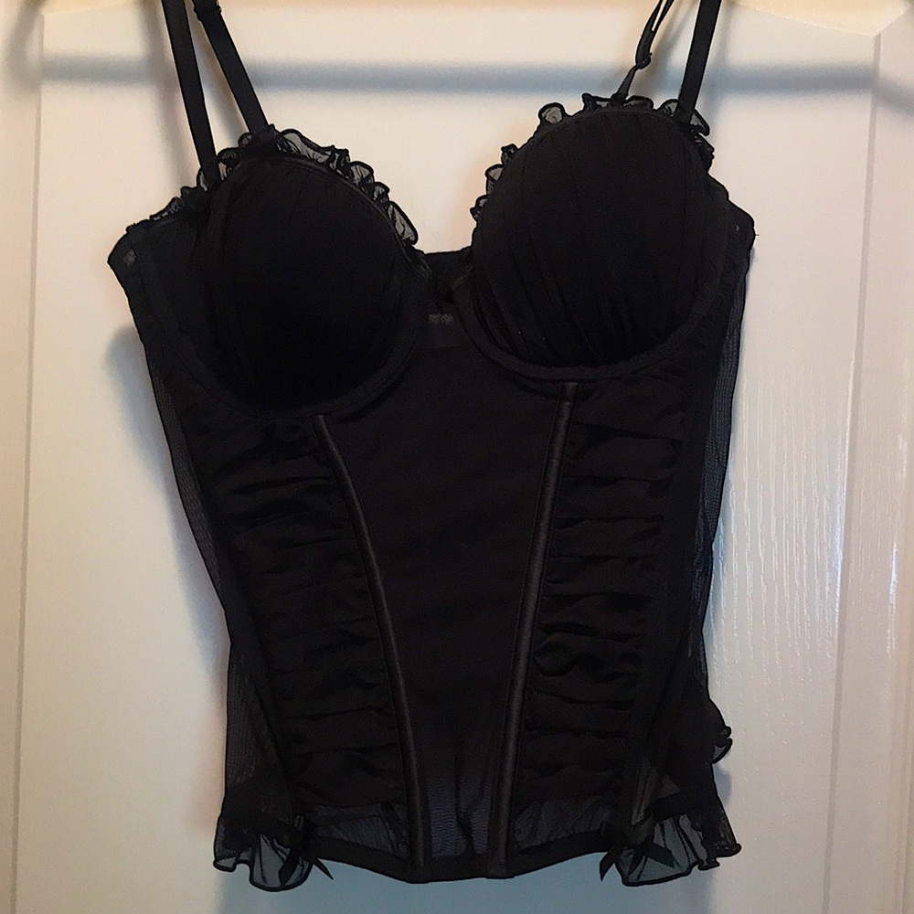 Stunning La Senos sheer stretch bustier